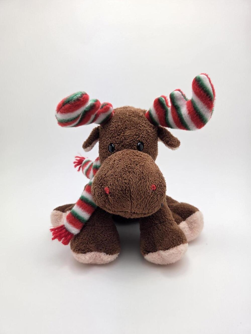 Ty Pluffies “Merry Moose” the Moose - No Hang Tag! (7 inch)